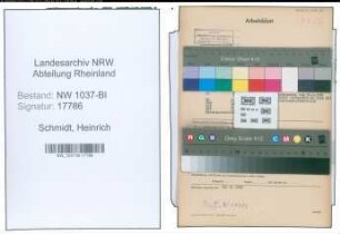 Entnazifizierung Heinrich Schmidt , geb. 05.04.1912 (Zollassistent)