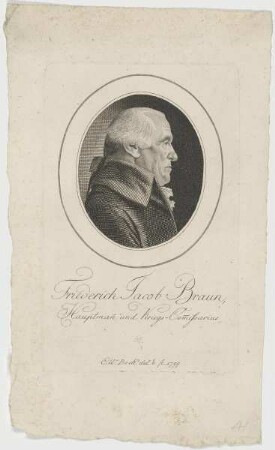 Bildnis des Friederich Jacob Braun
