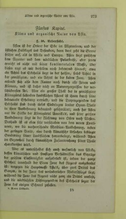 Fuenftes Kapitel. Klima und organische Natur von Asia