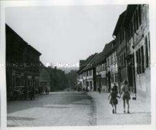 Die Wilhelm-Pieck-Straße in Eisleben