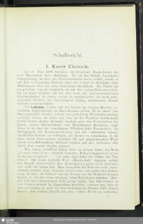 Schulbericht