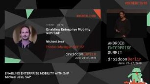 Enabling Enterprise Mobility with SAP