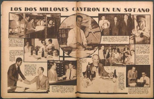 Los dos millones cayeron en un sotano [Fotografías]