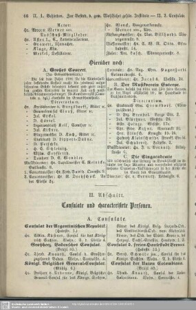 II.Abschnitt. Consulate und charakterisierte Personen