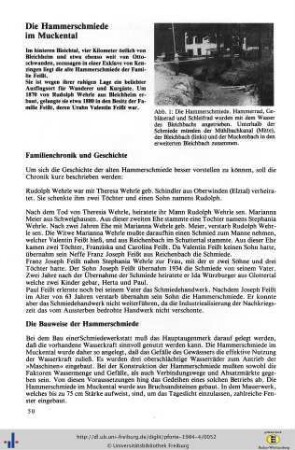 Die Hammerschmiede im Muckental