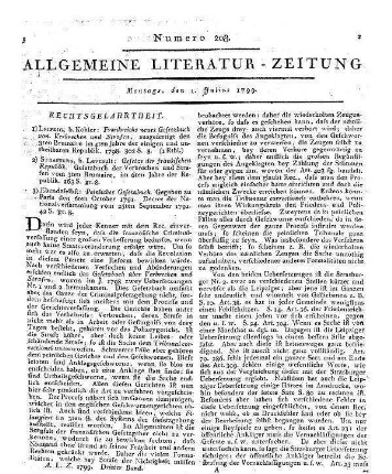 Loy, J. W.: Das protestantische Eherecht. T. 2. In einer Reihe theologischer und juristischer Bedenken. Nürnberg, Altdorf: Monath & Kußler 1794