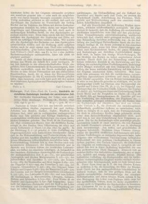 295-297 [Rezension] Atzberger, Leonhard, Geschichte der christlichen Eschatologie innerhalb der vornicänischen Zeit