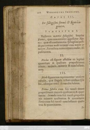 Caput III. De syllogismi formâ & figurâ in genere.
