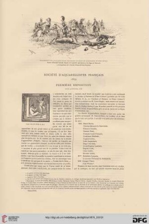 5: Société d'aquarellistes franҫais 1879, première exposition