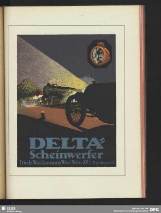 Delta-Scheinwerfer