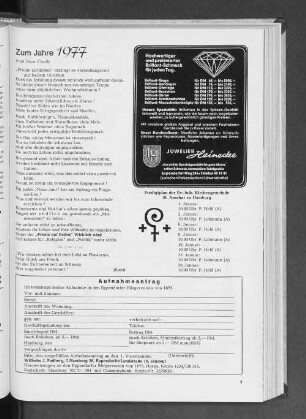 Zum Jahre 1977