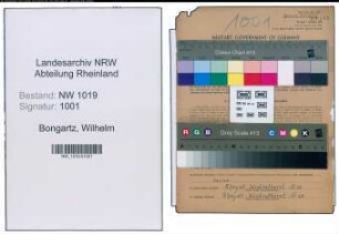 Entnazifizierung Wilhelm Bongartz , geb. 17.08.1907 (Arbeiter)