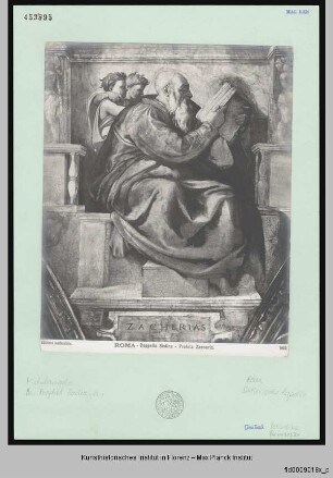 Gewölbefresken : Propheten und Sibyllen : Zacharias