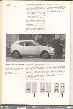 Honda 600 : Informationen Neue Erzeugnisse