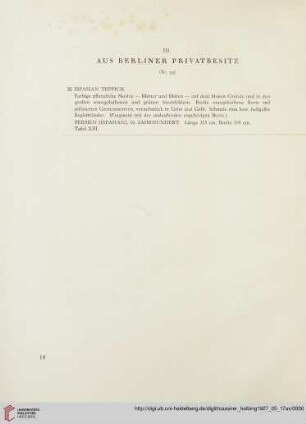 III. Aus Berliner Privatbesitz (Nr. 55)