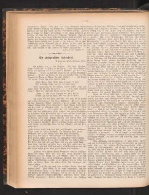 ¬Ein¬ pädagogischer Liebesbrief