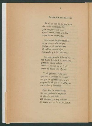 Carta de un militar