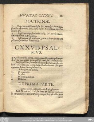 CXXVII. Psalmus.