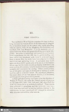 XII. West Virginia
