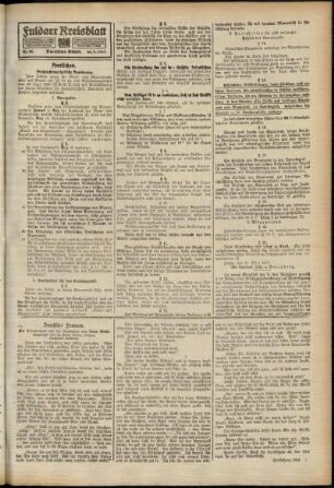 Zweite Ausgabe vom Samstag, den 24. April 1915.