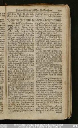Vom wahren und falschen Christenthum.