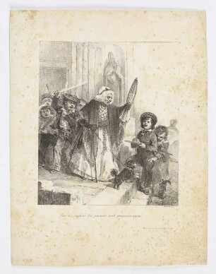 Que les enfans d’à présent sont mauvais sujets!, Blatt 6 der Folge "Album de 1827"