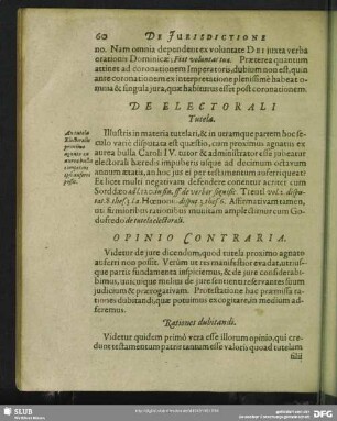 Opinio Contraria