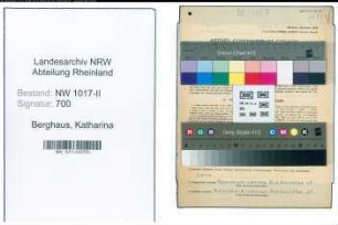 Entnazifizierung Katharina Berghaus , geb. 11.08.1919 ()