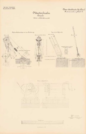 Neue Oderbrücke, Cosel: Mastenkran: Details 1:10