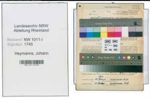 Entnazifizierung Johann Heymanns , geb. 18.02.1896 (18021896)