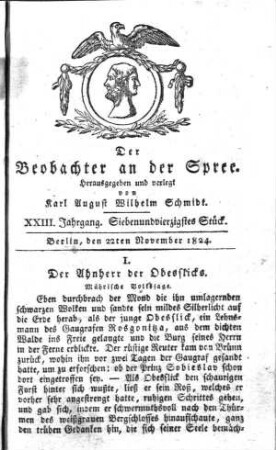 47. Stueck, 22. November 1824