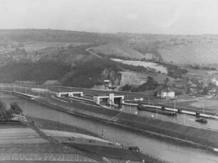 Doppelschleuse Besigheim/Neckar nach Fertigstellung