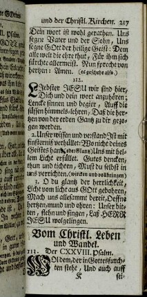 Vom Christl. Leben und Wandel