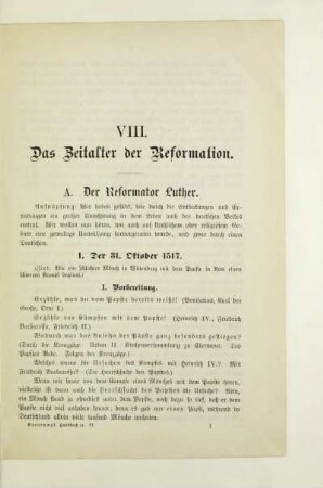 A. Der Reformator Luther