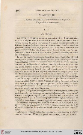 Chapitre III: L'homme considéré dans l'adolescence [...]