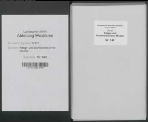 Amt Reineberg - Vogtei Levern - Bauerschaft Mehnen (Niedermehnen): Unterlagen der Revisionskommission - Band 2