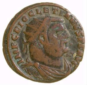 Münze, Follis, 296 - 297