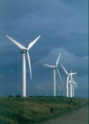 Dänemark. Kappel. Windräder