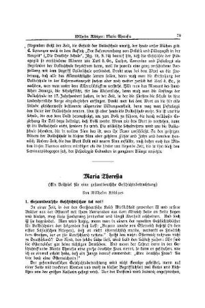 Maria Theresia : (ein Beispiel für eine gesamtdeutsche Geschichtsbetrachtung)