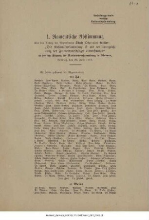 Gesetzgebung in der Verfassungsgebenden Nationalversammlung