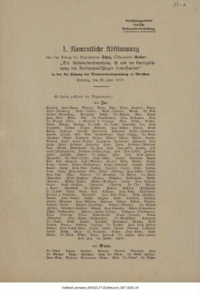 Gesetzgebung in der Verfassungsgebenden Nationalversammlung
