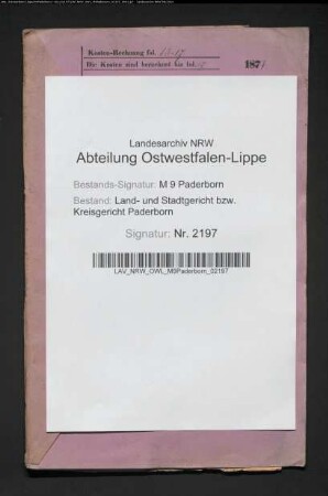 Erblasser: Wegener oder Wegner, Angela, geb. Niggemeier: