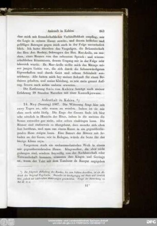 Aufenthalt in Kahira.