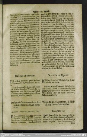 Designatio Senatorum, imposterum ad latus nostrum sedentium