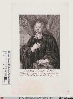 Bildnis Johann Adam Löw