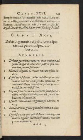 Capvt XXVI.