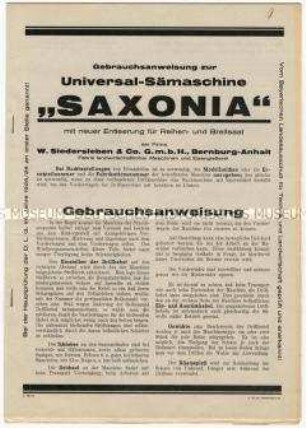 Landwirtschaftliche Maschinen