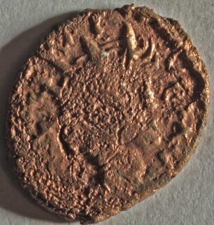 Römische Münze, Nominal Antoninian, Prägeherr Tetricus I. (?), Prägeort Gallien, Original