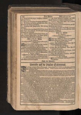 Vorrede auf die Bücher Salomonis.