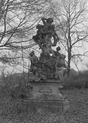 Personifikationen der vier Elemente druch mythologische Szenen — Erde